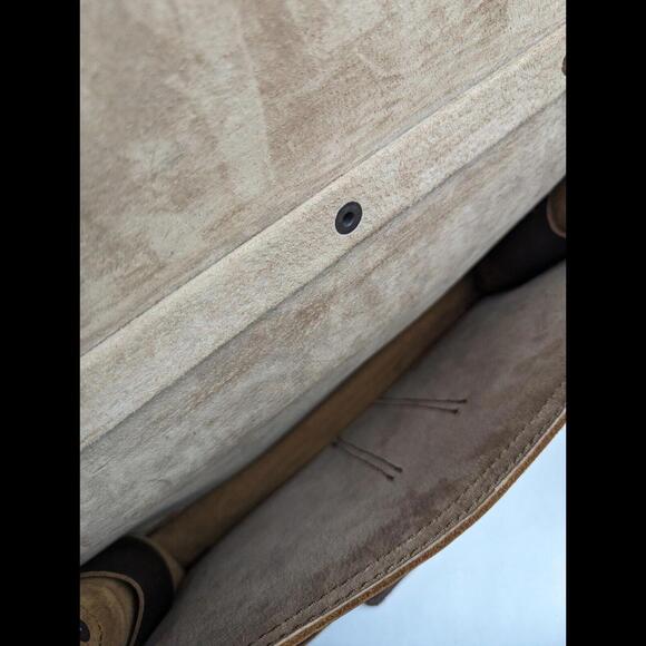 [SOLD] RARE SADDLEBACK Large Front Pocket Leather Briefcase Chestnut Brown - Picture 14 of 15